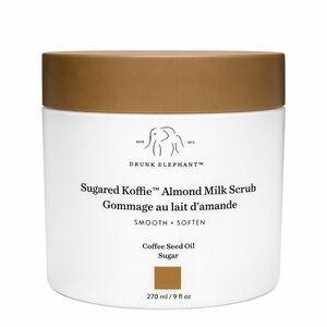 Drunk Elephant Sugared Koffie™ Almond Milk Scrub.